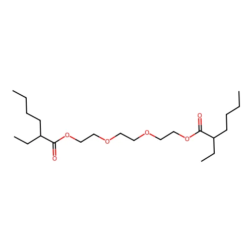 2,2'-Ethylenedioxydiethyl bis(2-ethylhexanoate) structure