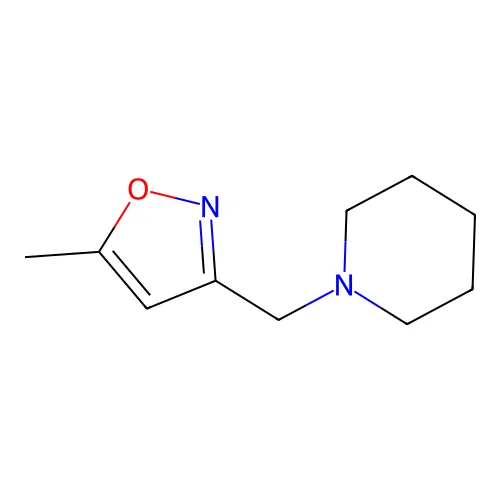 5-Methyl-3-(piperidin-1-ylmethyl)-1,2-oxazole structure