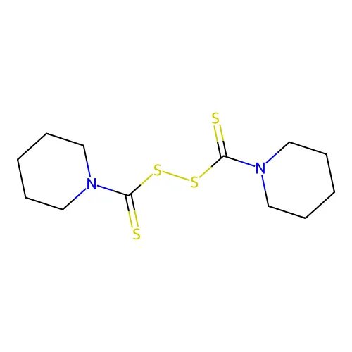 Dipentamethylenethiuram disulfide structure