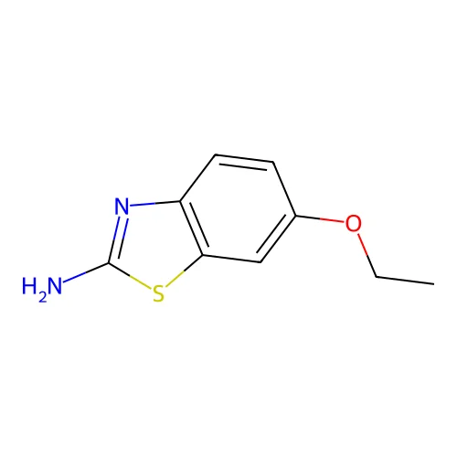 Amino-6-ethoxybenzothiazole, 2- structure