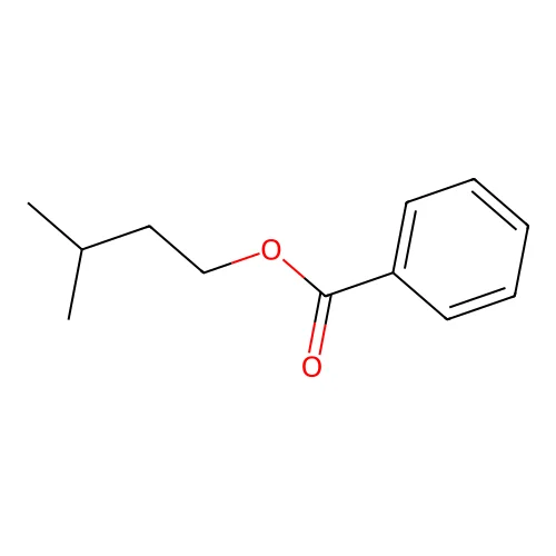 Isoamyl benzoate structure