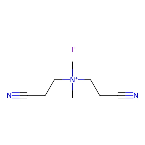 Ammonium, bis(2-cyanoethyl)dimethyl-, iodide structure