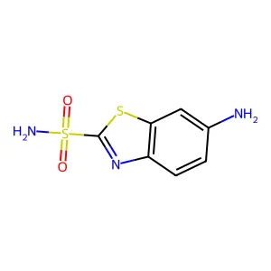 Aminozolamide structure