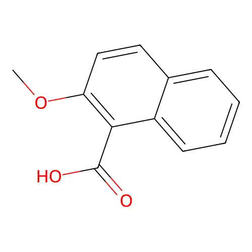 2-Methoxy-1-naphthoic acid structure