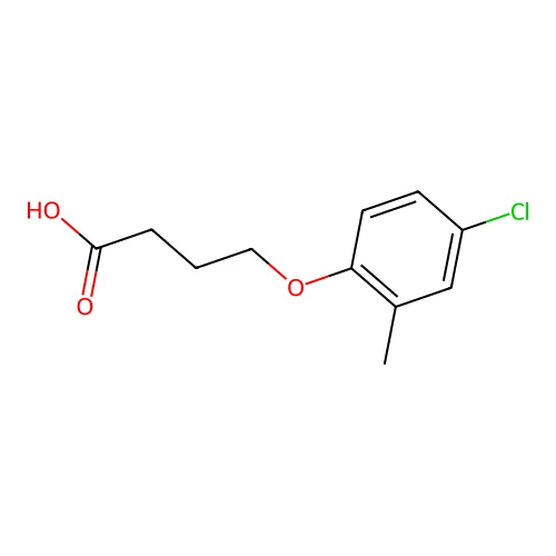 Butanoic acid, 4-(4-chloro-2-methylphenoxy)- structure