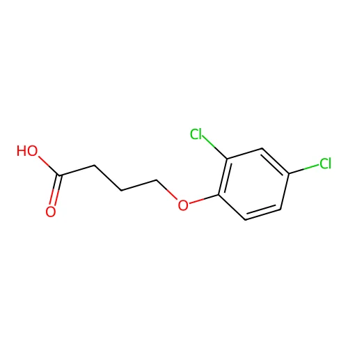 4-(2,4-Dichlorophenoxy)butyric acid structure