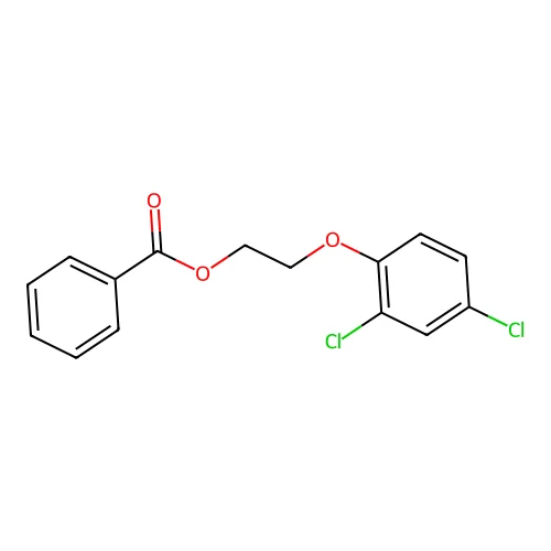 2-(2,4-Dichlorophenoxy)ethyl benzoate structure
