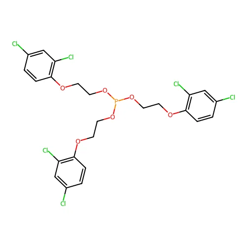 2,4-Dichlorophenoxyethyl phosphite structure