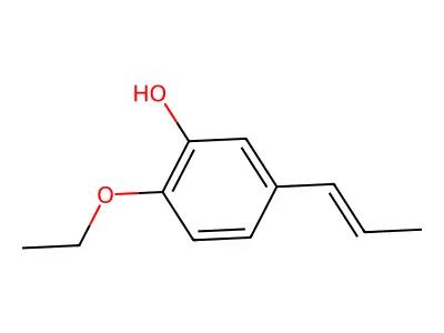 2-Ethoxy-5-prop-1-enylphenol structure