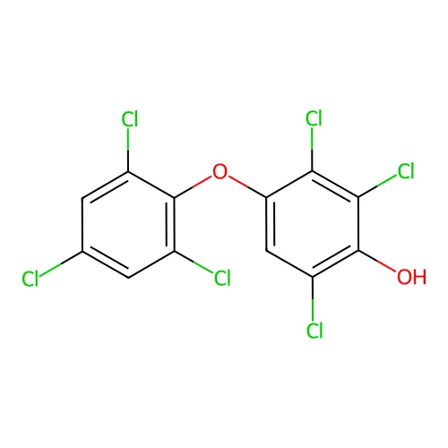 2,3,6-Trichloro-4-(2,4,6-trichlorophenoxy)phenol structure