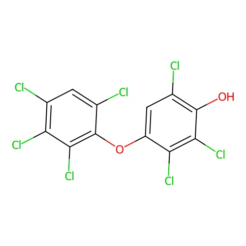 2,3,6-Trichloro-4-(2,3,4,6-tetrachlorophenoxy)phenol structure