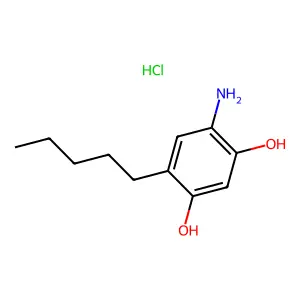 Resorcinol, 4-amino-6-hexyl-, hydrochloride structure