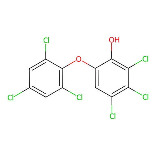 Phenol, 2,3,4-trichloro-6-(2,4,6-trichlorophenoxy)- structure