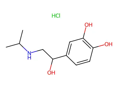[2-(3,4-Dihydroxyphenyl)-2-hydroxyethyl]-propan-2-ylazanium;chloride structure