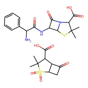 Ampicillin sodium; sulbactam sodium structure