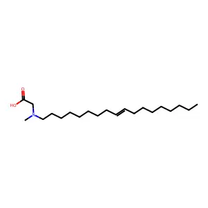 Glycine, N-methyl-N-9-octadecenyl- structure