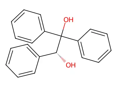 1,1,2-Triphenyl-1,2-ethanediol structure
