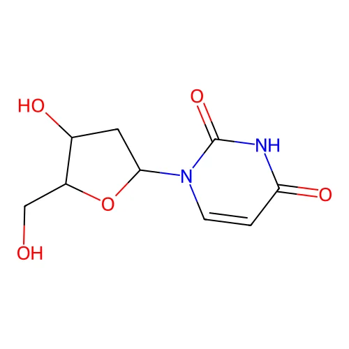 1-(2-Deoxypentofuranosyl)pyrimidine-2,4(1H,3H)-dione structure