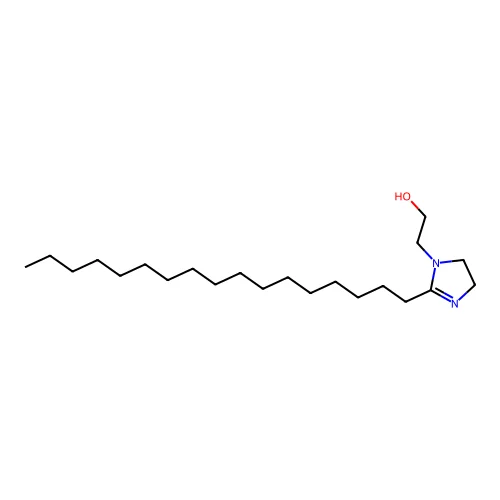 2-Heptadecyl-2-imidazoline-1-ethanol structure