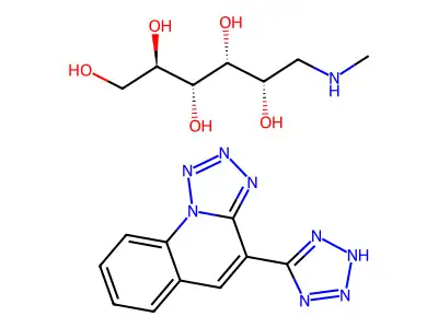 Tetrazolast meglumine structure