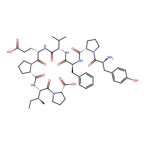 Beta casomorphin 8 protein, human structure