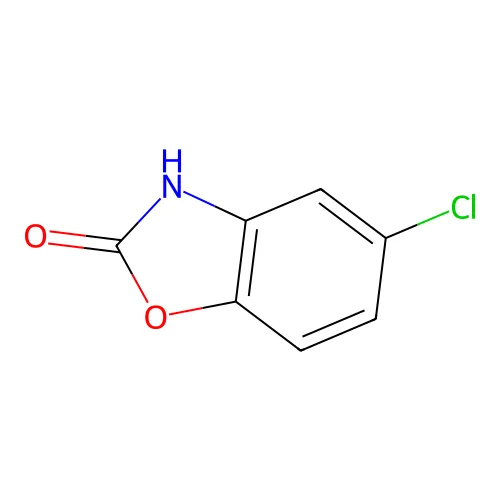 Chlorzoxazone structure