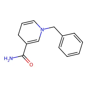 Benzyldihydronicotinamide structure