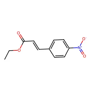 Ethyl 3-(4-nitrophenyl)-2-propenoate structure