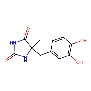 5-(3,4-Dihydroxybenzyl)-5-methylhydantoin structure