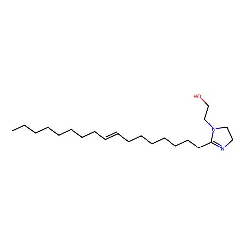 1H-Imidazole-1-ethanol, 2-(8-heptadecenyl)-4,5-dihydro- structure