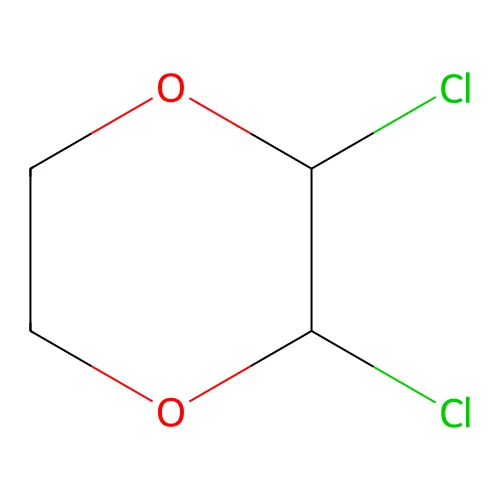 2,3-Dichloro-1,4-dioxane structure