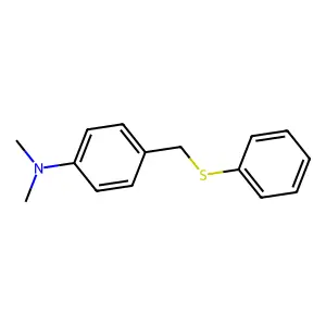 N,N-Dimethyl-4-((phenylthio)methyl)benzenamine structure