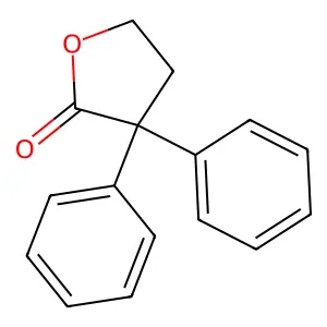Dihydro-3,3-diphenyl-2(3H)-furanone structure