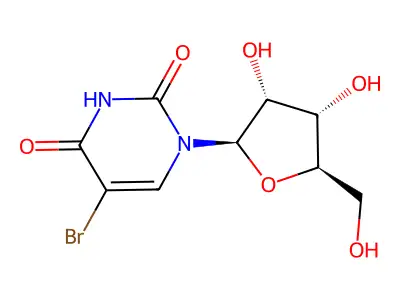 5-Bromouridine structure
