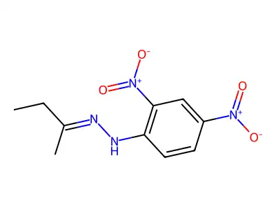 2-Butanone 2,4-Dinitrophenylhydrazone structure