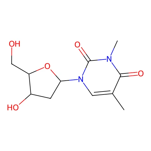 3-Methylthymidine structure
