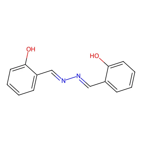 Benzaldehyde, 2-hydroxy-, [(2-hydroxyphenyl)methylene]hydrazone structure