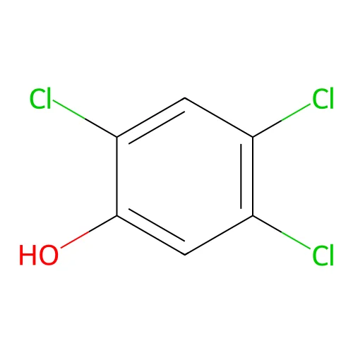 2,4,5-Trichlorophenol structure