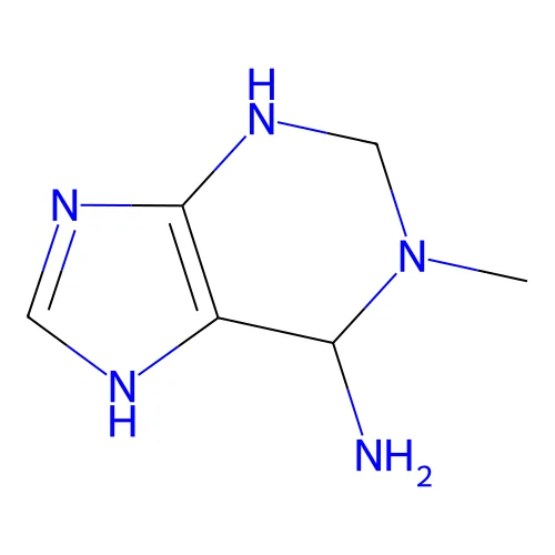 1-methyl-2,3,6,7-tetrahydro-1H-purin-6-amine structure