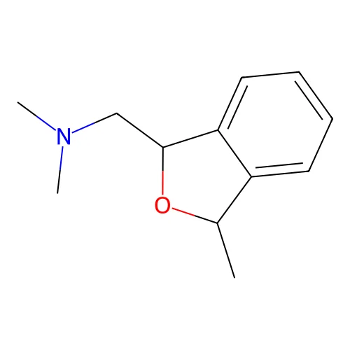 N,N-Dimethyl-1-(3-methyl-1,3-dihydro-2-benzofuran-1-yl)methanamine structure