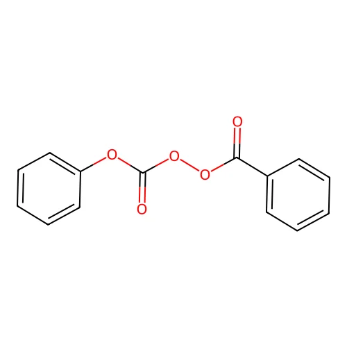 Benzoylcarboxyperoxide phenyl ester structure