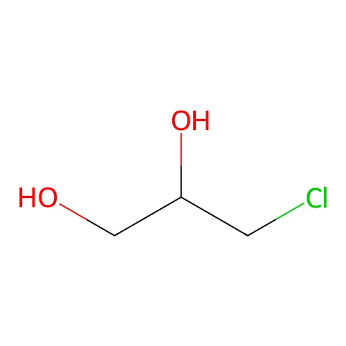 3-Chloro-1,2-propanediol structure