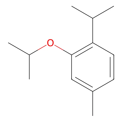 Ether, isopropyl thymyl structure