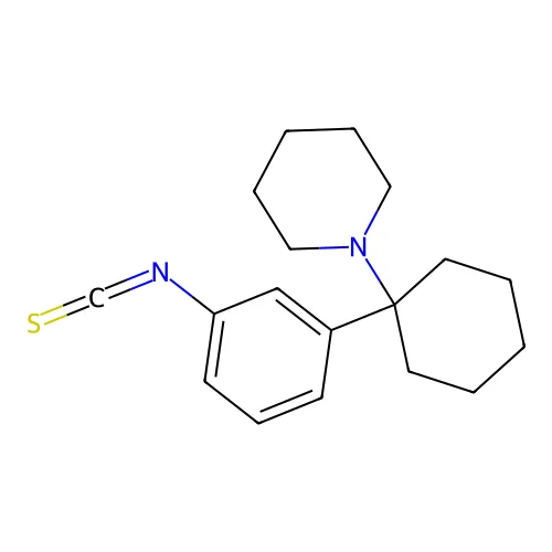 1-(1-(3-Isothiocyanatophenyl)cyclohexyl)piperidine structure