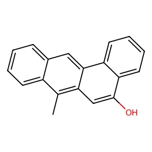 Benz[a]anthracen-5-ol, 7-methyl- structure