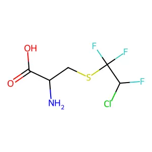 S-(2-Chloro-1,1,2-trifluoroethyl)cysteine structure