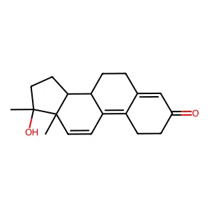 Methyltrienolone structure