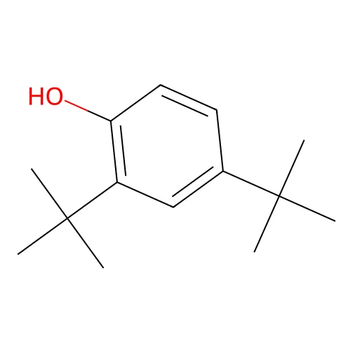 2,4-Di-tert-butylphenol structure