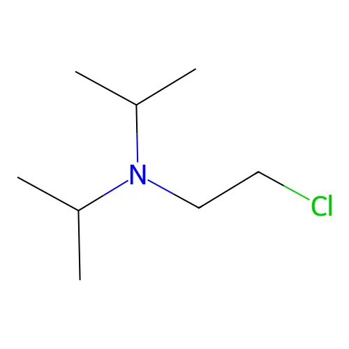2-(Diisopropylamino)ethyl chloride structure