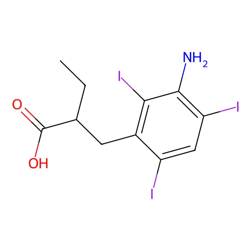 Iopanoic Acid structure